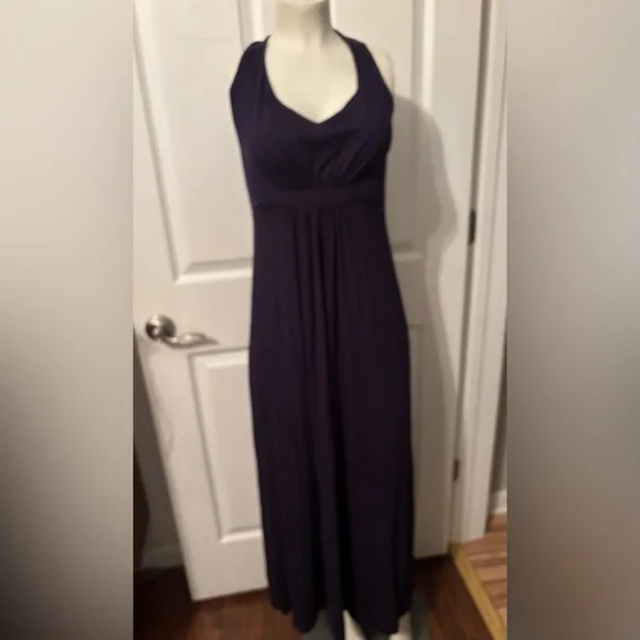 Boden dark navy maxi jersey dress 6 - Picture 2 of 6